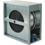 Supply & Extract Compact Upright Commercial MVHR Heat Recovery Air Handling Unit Thermal Wheel Low SFP