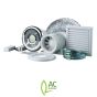 Ducto Bathroom Shower Fan Kit 100mm