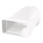 Blauberg Flat Plastic Ducting to Round Transformer 204x60 - 125mm