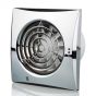 Blauberg Calm Low Noise Energy Efficient Bathroom Extractor Fan 100mm Chrome - Standard