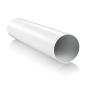 150mm 6" Round Plastic Ducting Pipe - Blauberg Blaufast PVC Circular Ventilation Ductwork - 500mm Long