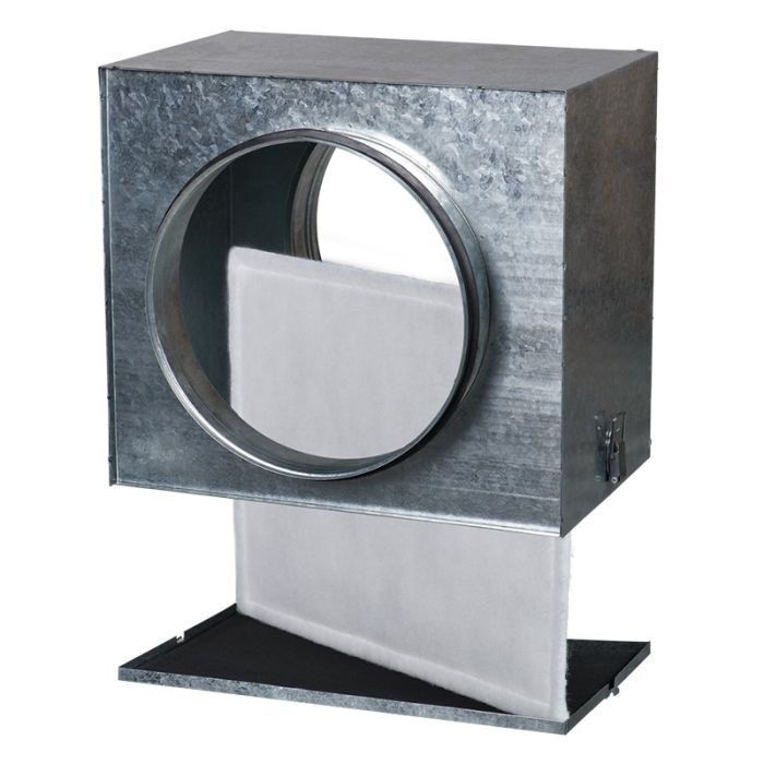 Blauberg In Line Circular Duct Mounted Filter Box 250mm 10" Dia